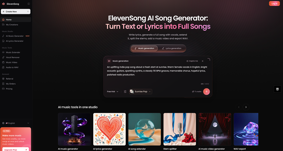 Elevensong - AI Song Generator - Image 1